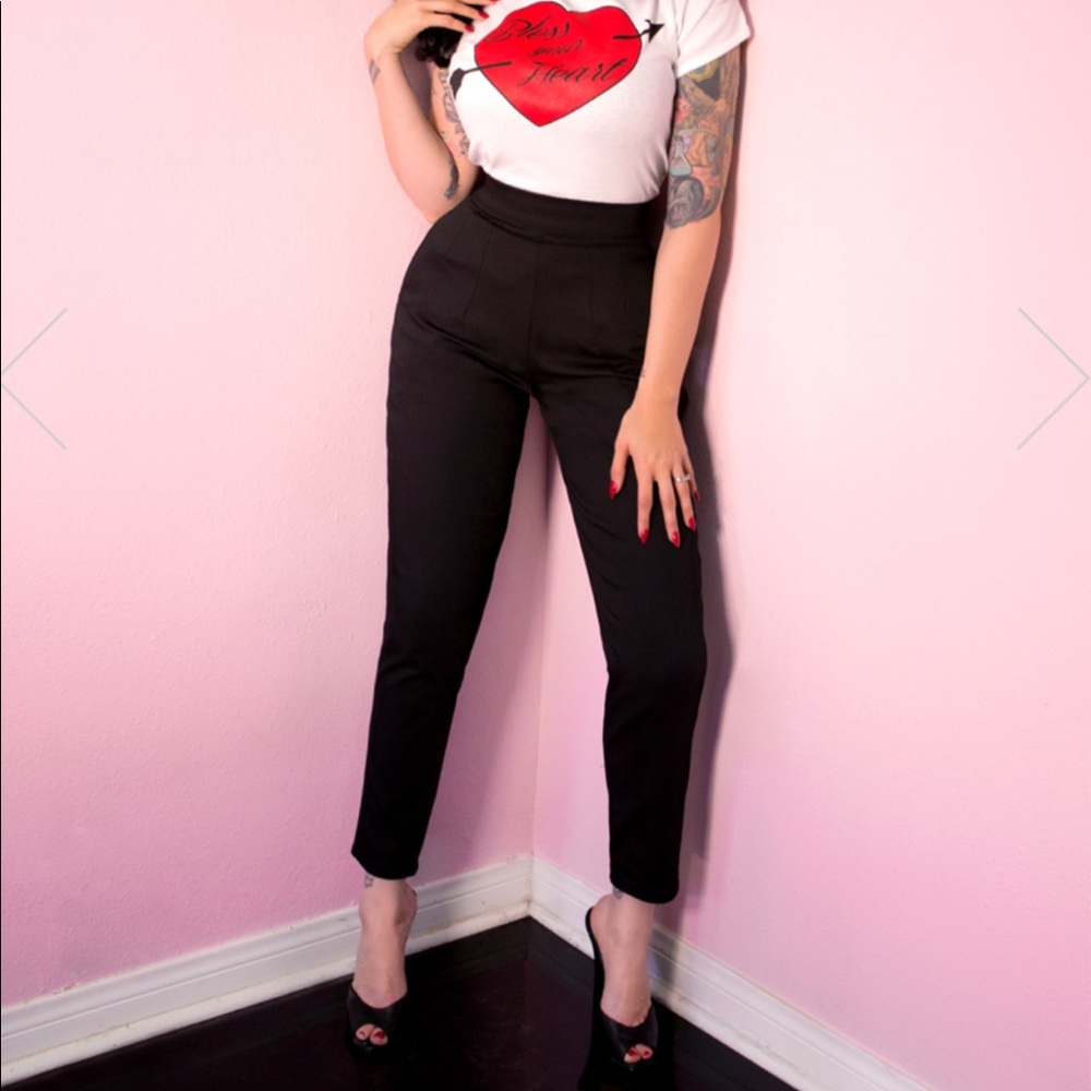Vixen Micheline Pitt Cigarette Pants black XL